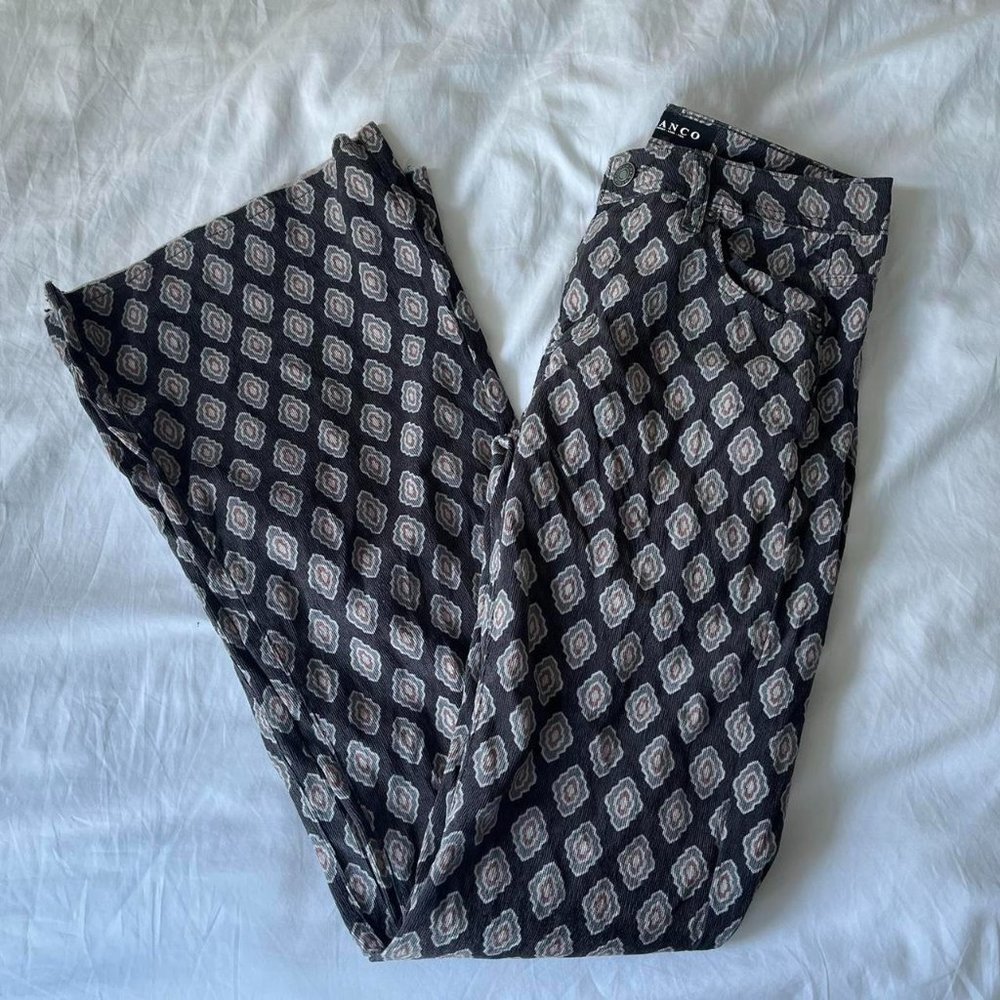 Bianca Low Waist Flare Unique Print Jean